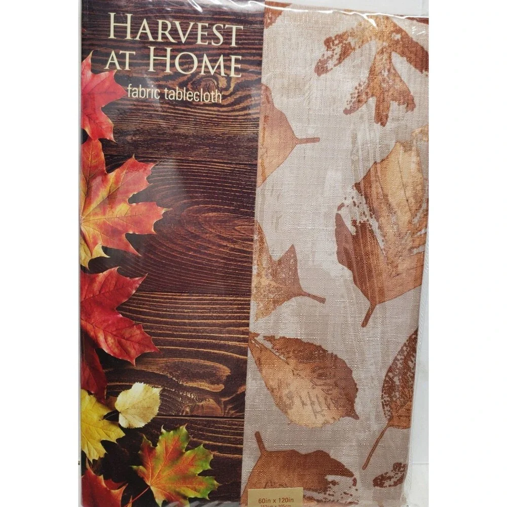 Printed Fabric Tablecloth, 60